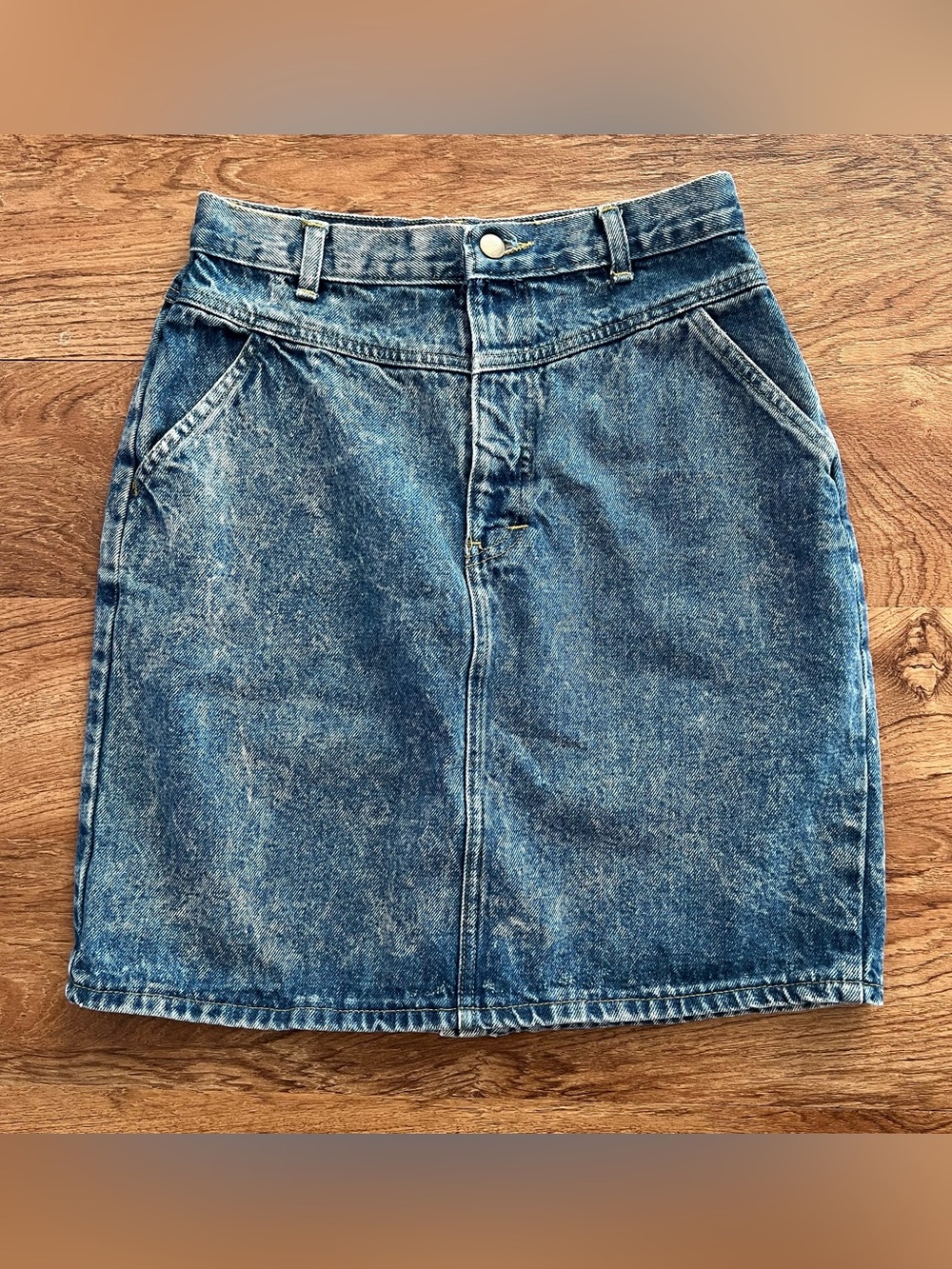 Vintage 90’s Sierra West Acid Wash Skirt